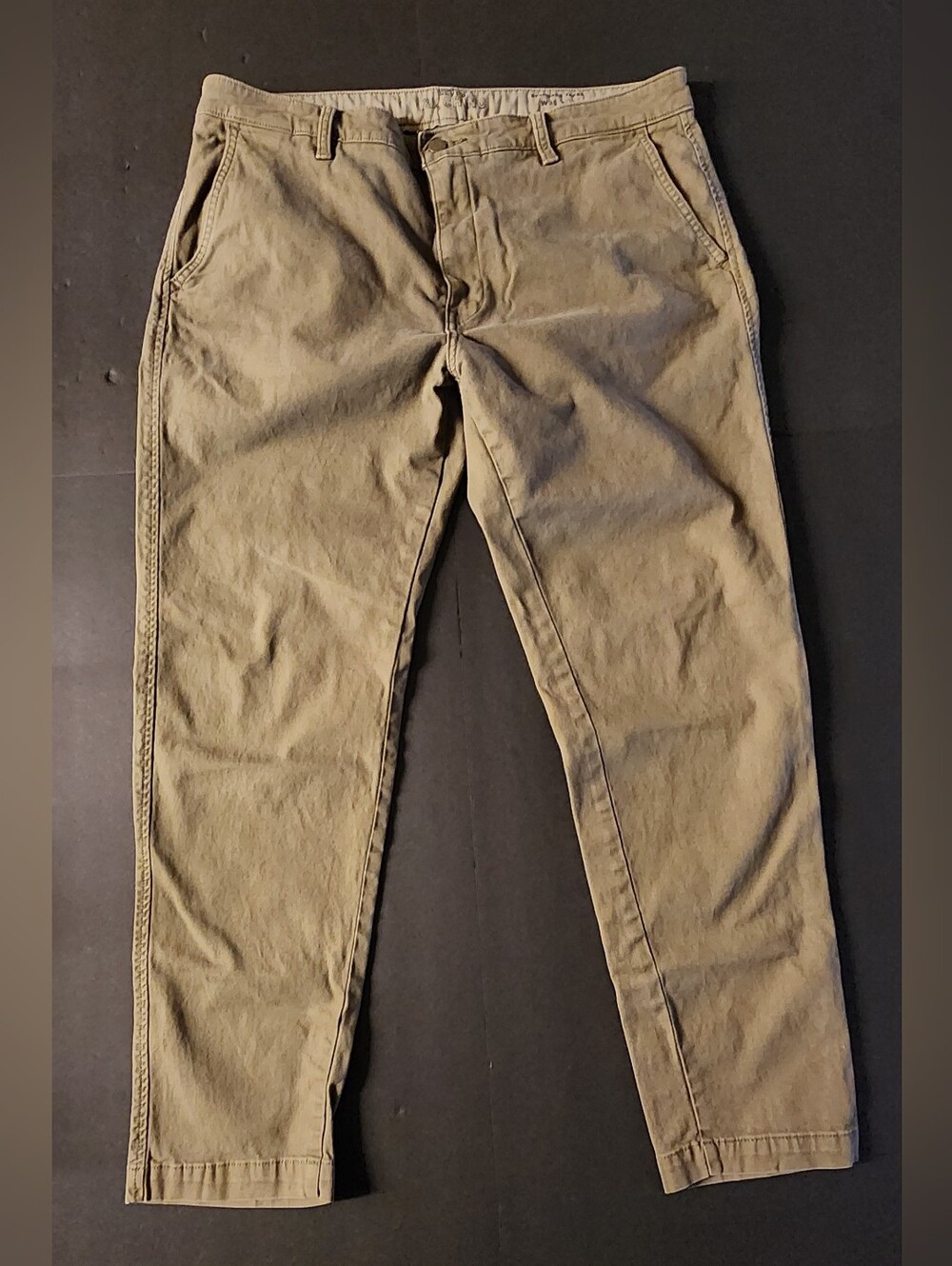 Levis XX Chino Jeans Khaki Greenish, Men's (Women's) 36 X 30, The 2 Horse Brand